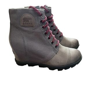 Sorel PDX Wedge bootie Gray/Quarry women’s size 9